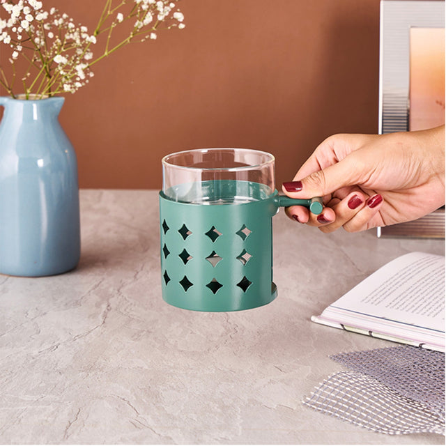 Stainless Steel Diffuser Diamond Shape | Green