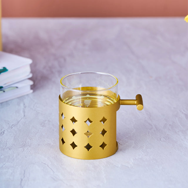 Stainless Steel Diffuser Diamond Shape | Golden