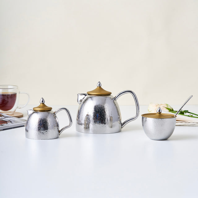 Rainessance Tea Set For Everyday-Gold