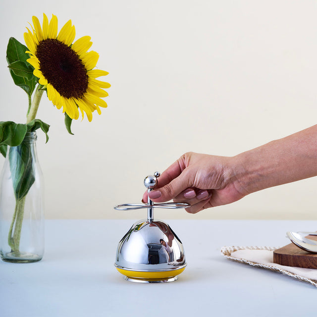Dancing Doll Cutlery Stand | Small | Yellow