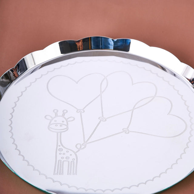 Carnival Giraffe Thali | Large | Green