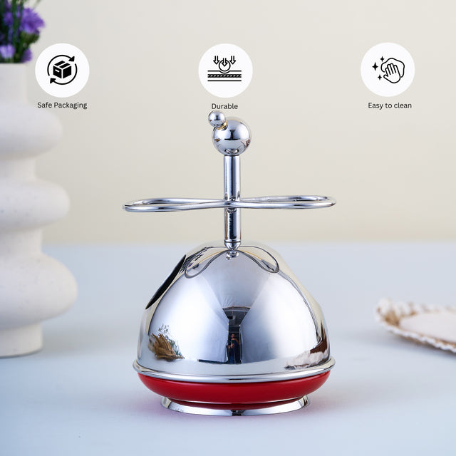 Dancing Doll Cutlery Stand | Small | Red