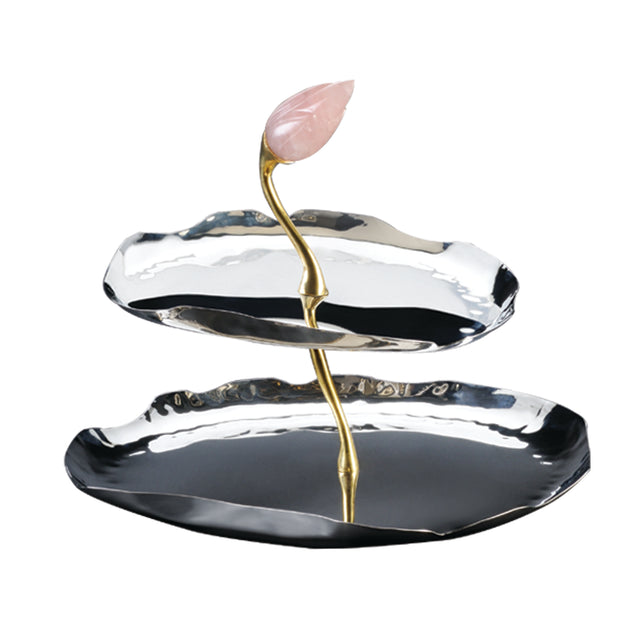 Monet Cake Stand Two Tier