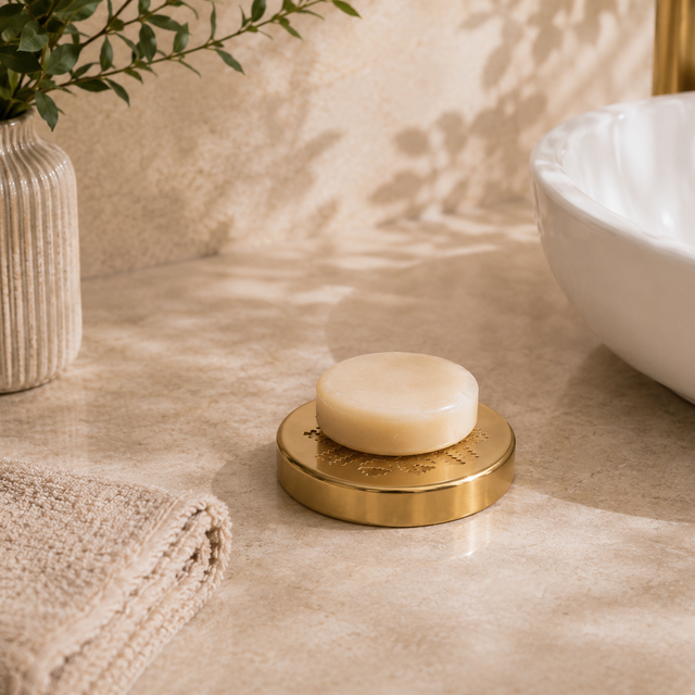 Inline Soap Dish | Gold