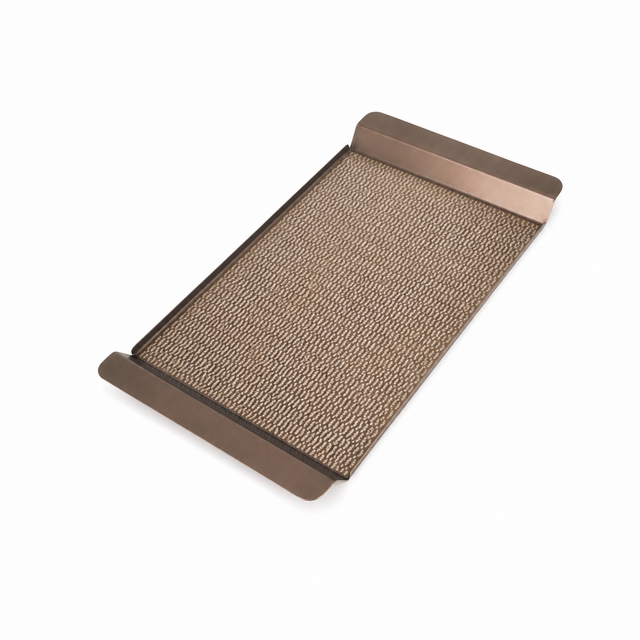 Inline Weaving Tray | Gun Metal