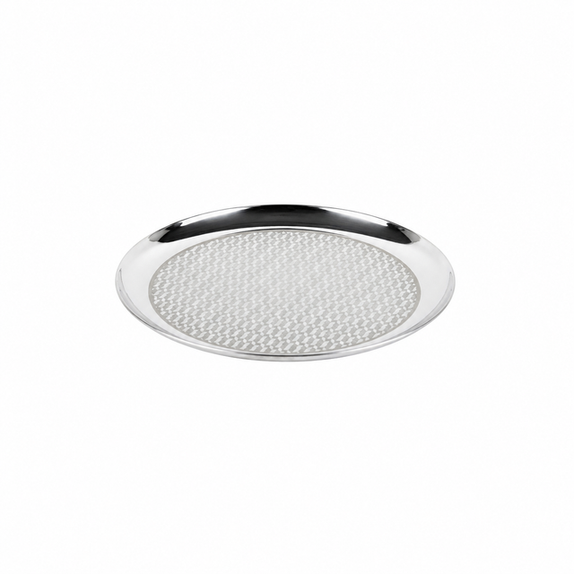 Inline Weaving Plain Quarter Plate | Set of 2
