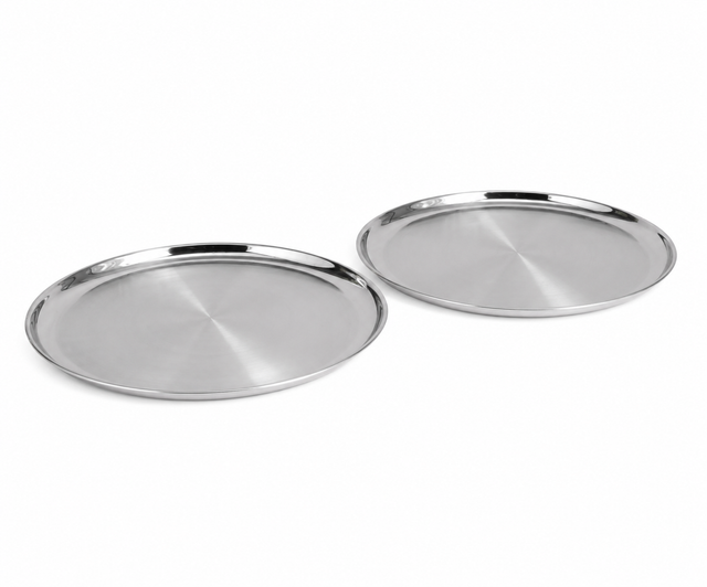 Inline Weaving Plain Dinner Plate | Set of 2