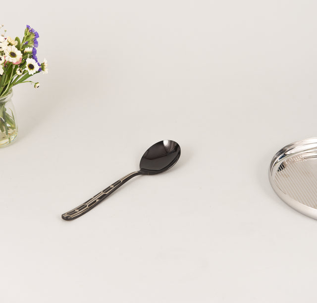 Inline Diamond Soup Spoon | Set of 6
