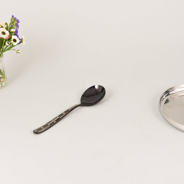Inline Diamond Soup Spoon | Set of 6