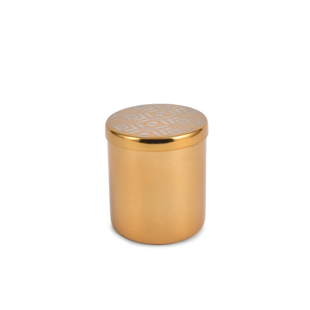 Inline Cotton Jar | Gold