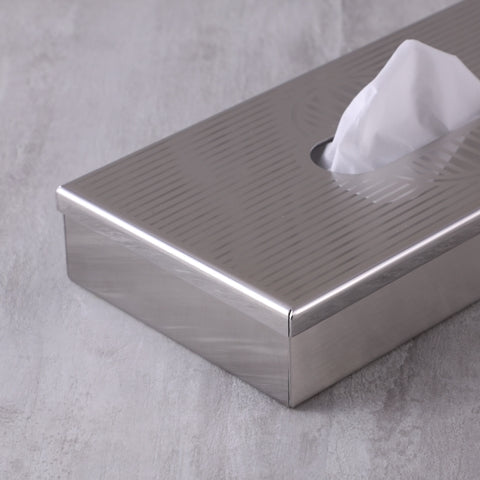 Art Deco Stainless Steel Premium Tissue Box