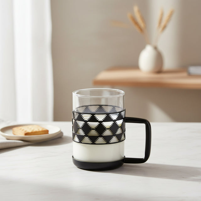 Kilim Mug Black | Set of 2