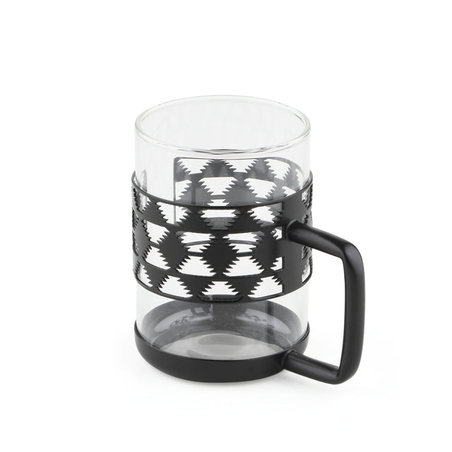 Kilim Mug Black | Set of 2