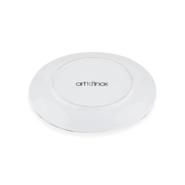 Deco Diamond Ceramic Plates Set of 4