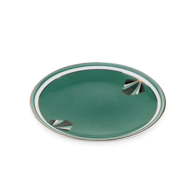 Deco Diamond Ceramic Plates Set of 4