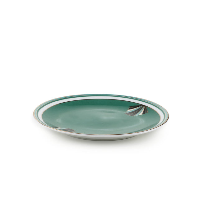 Deco Diamond Ceramic Plates Set of 4