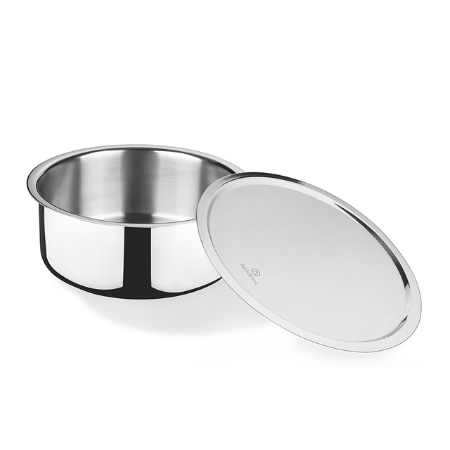 Stainless Steel Triply Tope with Lid