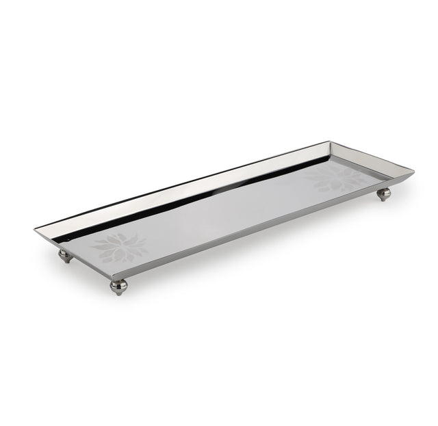 Flower Longish Platter | Large