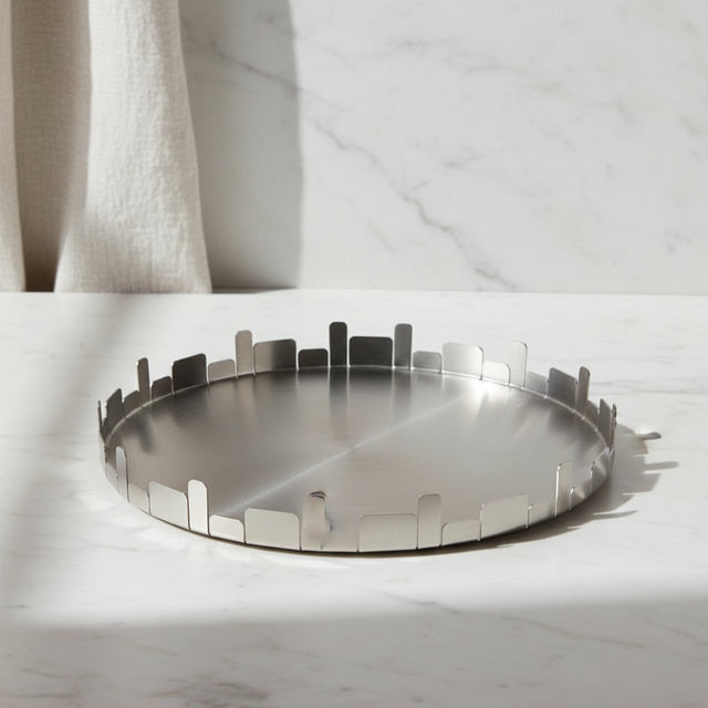 Large Steel Serving Tray