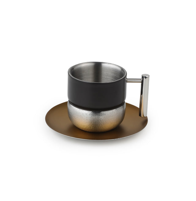 stainless steel Cup & Saucer Set 