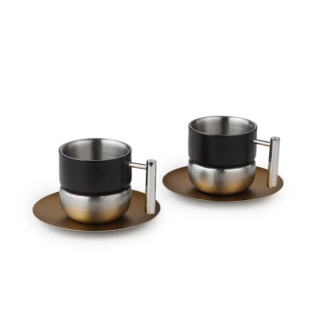 Large Cup & Saucer Set of 2