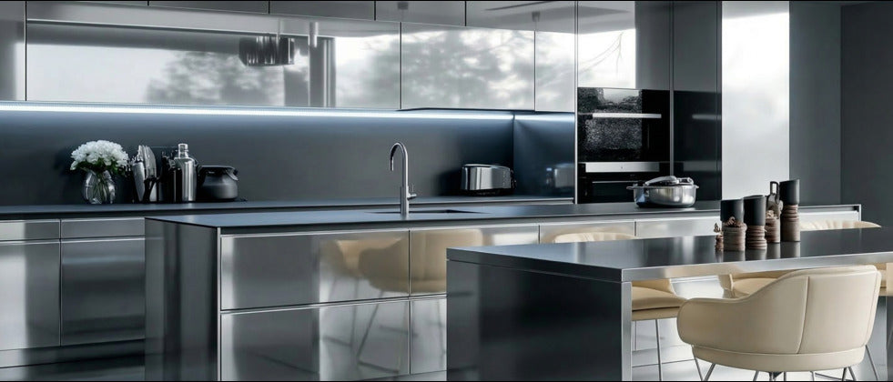 How to Clean Stainless Steel Kitchens Naturally at Home