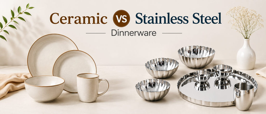 Ceramic VS Stainless Steel: Which Dinnerware Material Is More Suitable