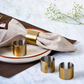Decoline - Napkin Rings | Gold
