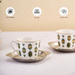 Ikat Cup and Saucer | Set of 2