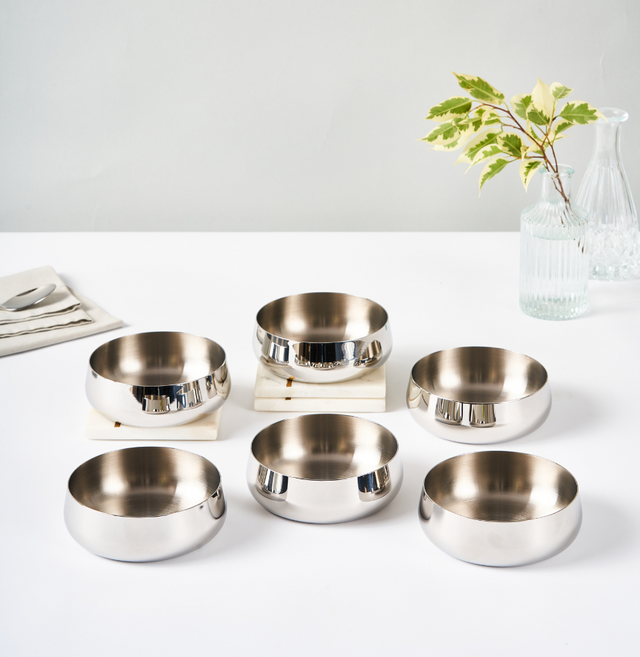 Deco Line Dahi Bhalla Luxury Katori Set | Set of 6