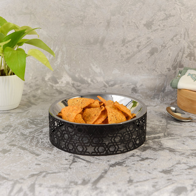 Tesselation Nut Bowl | Large | Gun Metal