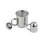 Luxury Dome Stainless Steel Coffee Mug & Pot Set