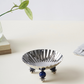Poppy Nut Bowl with Lapiz Lazuli Stone
