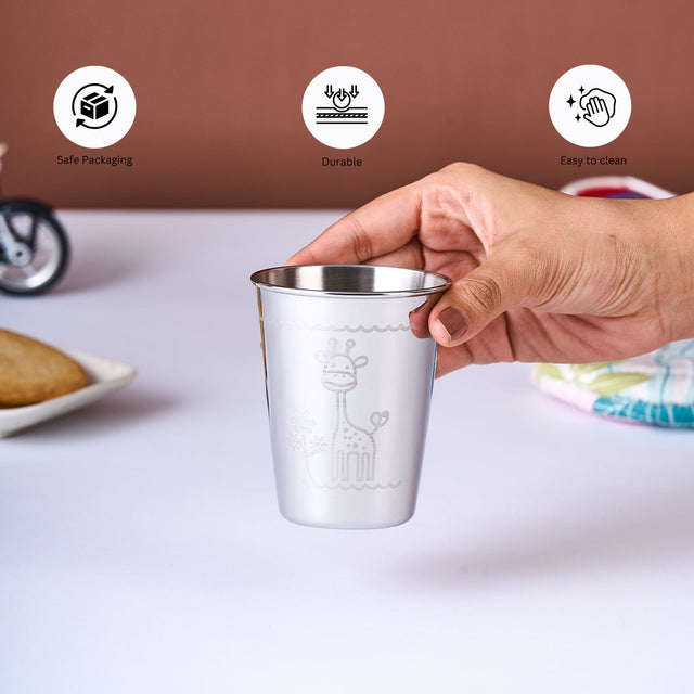 Carnival Giraffe Stainless Steel Tumbler