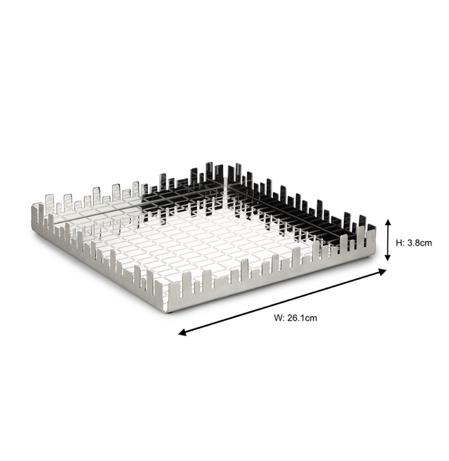 Urban Horizon Designer Serving Tray – Square Platter