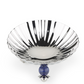 Poppy Nut Bowl with Lapiz Lazuli Stone