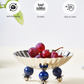 Poppy Nut Bowl with Lapiz Lazuli Stone