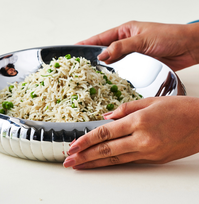 Flute Rice Platter