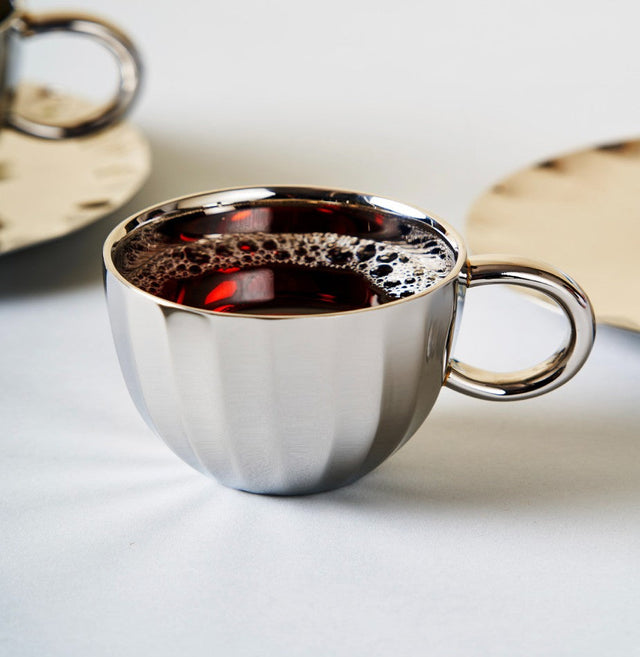 Dome Cup & Saucer | Luxury Cup Set of 2