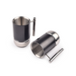 Fluted Luxury Stainless Steel Coffee Mugs | Set of 2