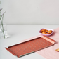Ikat Serving Tray Pink | Large