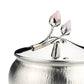 Rose Quartz Designer Bowl with Lid – Small & Elegant