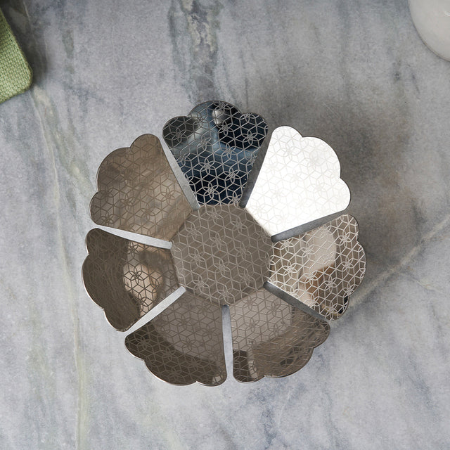 Pink City Collection Etching fruit Basket