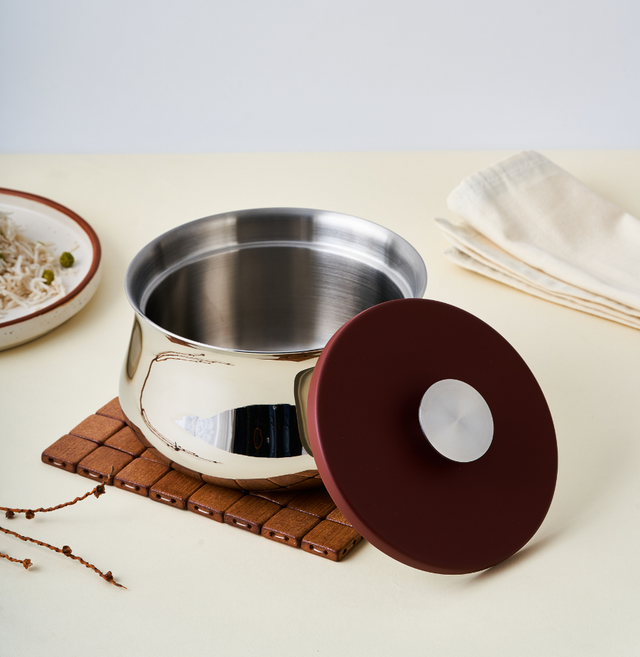 Rusty Red Doubly Bowl | Small