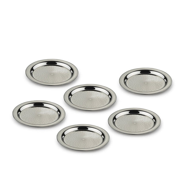 Polka Flower Tumbler Coaster | Set of 6