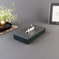 Deco Line Tissue Box | Dark Green