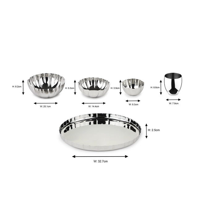 Mushroom Collection Luxury Dinner Set | Set of 33