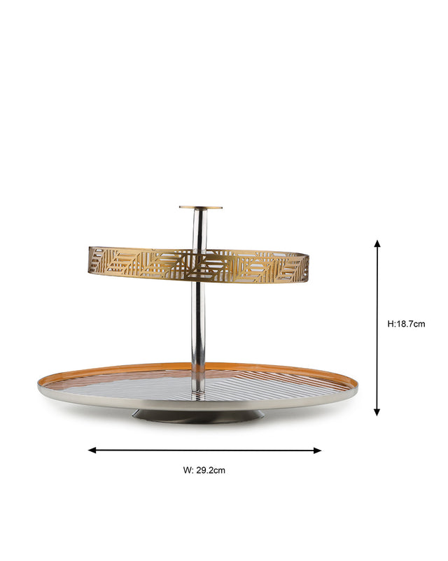 Maasai Two Tier Platter