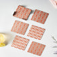 Ikat Coaster Pink | Set of 6
