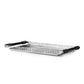 Lattice Designer Serving Tray with Wooden Handles